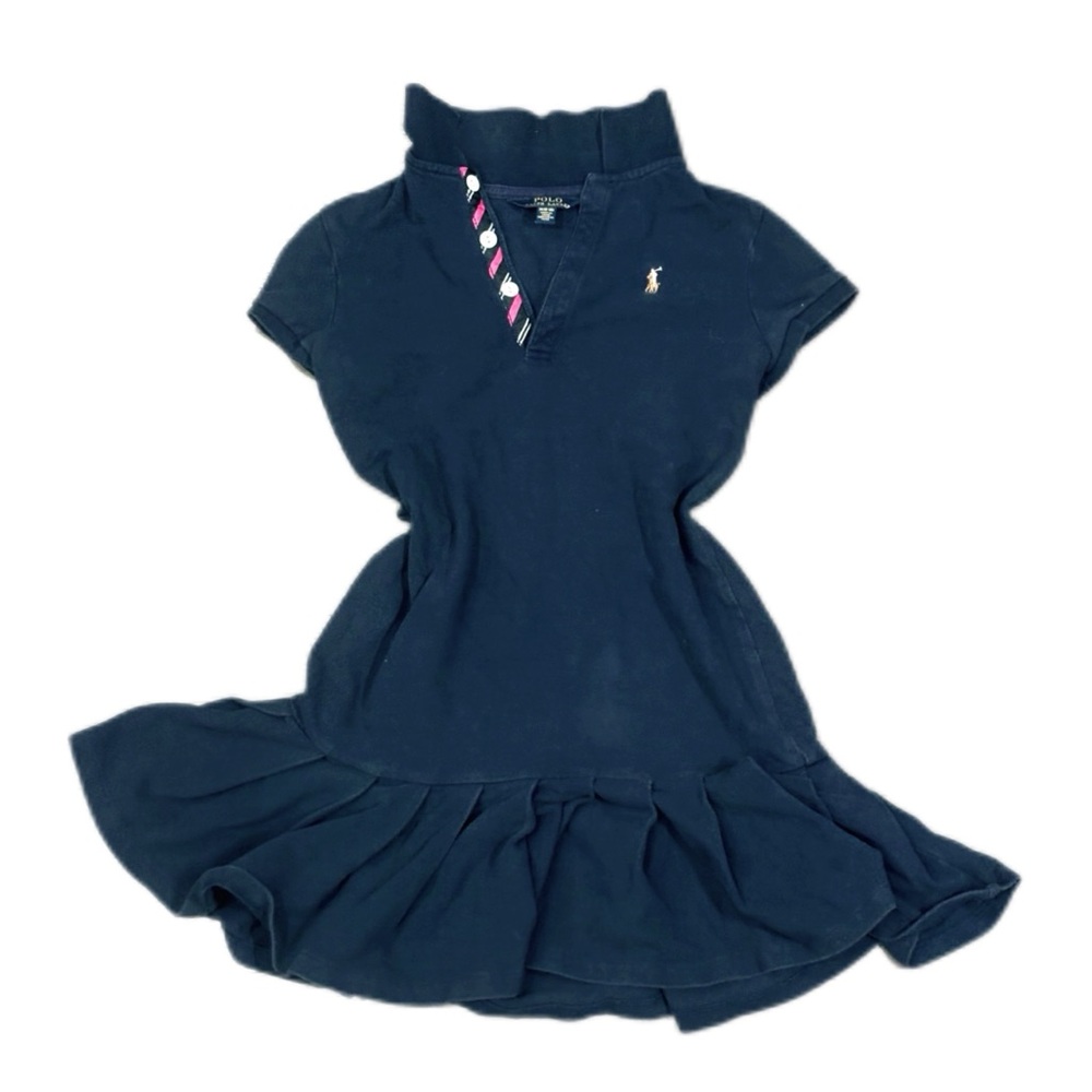 Vintage Navy Blue Polo by Ralph Lauren Kids Dress